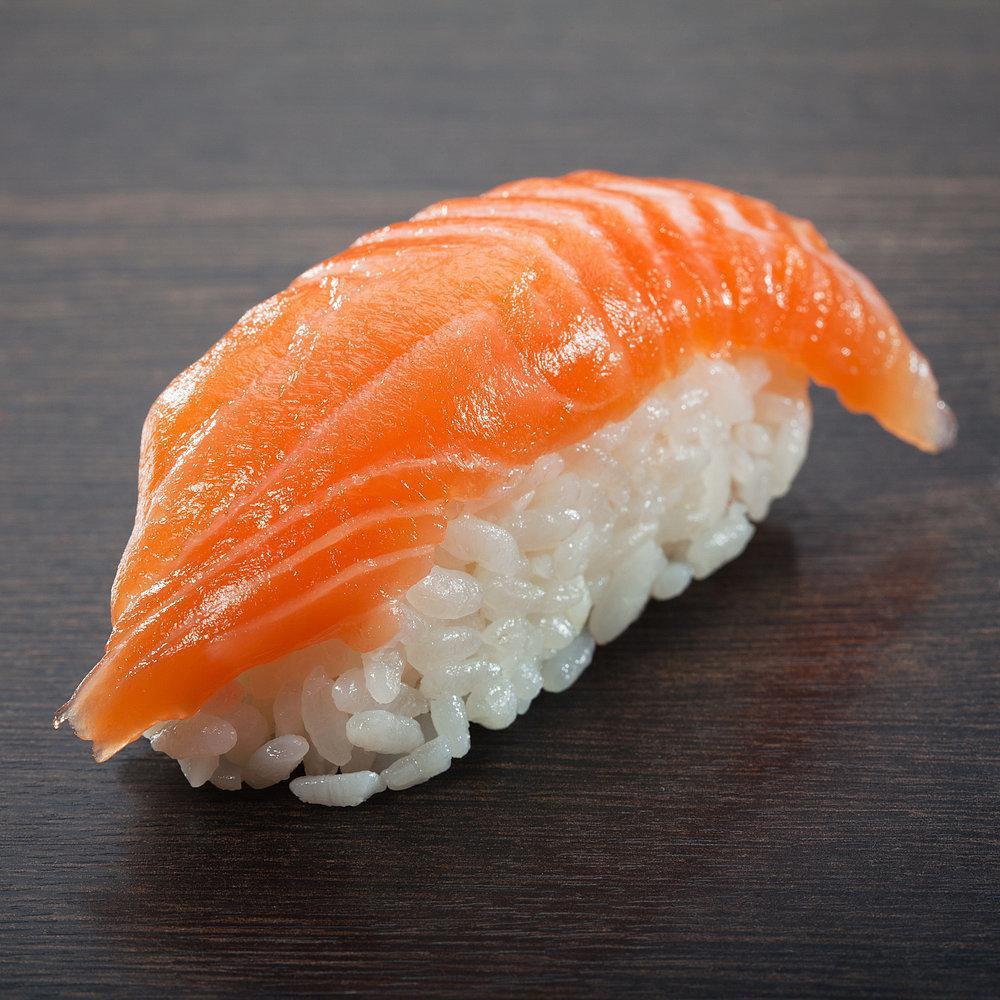 Salmon Deluxe · 8 Pieces Of Salmon Sushi & Salmon Roll