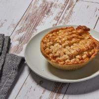 Salted Caramel Apple Pie · Hand made caramel sauce with a blend of sweet and tart apples. We add a spice blend and fini...