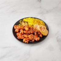 C15. General Tso's Chicken Combo Platter · Hot and spicy.