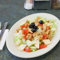 Tossed Salad with Grilled Chicken · Extras for an additional charge.