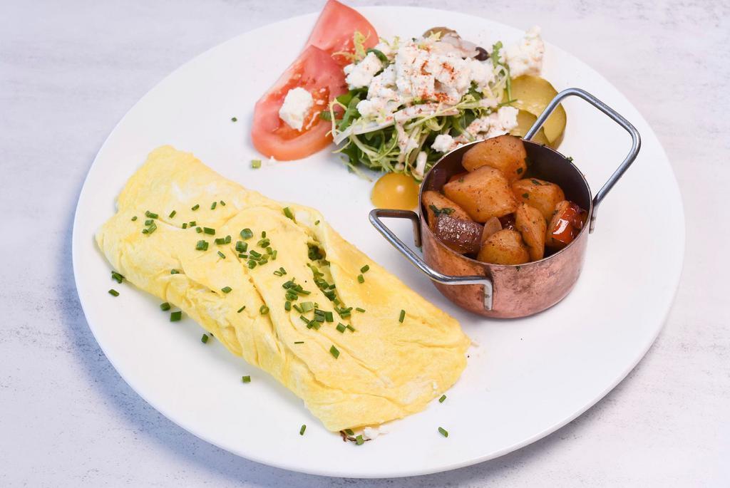 Smoked Salmon Omelette with Cream Cheese · 