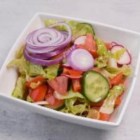 Vegan Salad	 · Fresh seasonal vegetables dressed with olive oil and lemon juice.