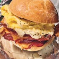 Two Eggs and Cheese with Bacon · 
