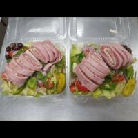 Antipasto Salad · Ham, salami, capicola, provolone.