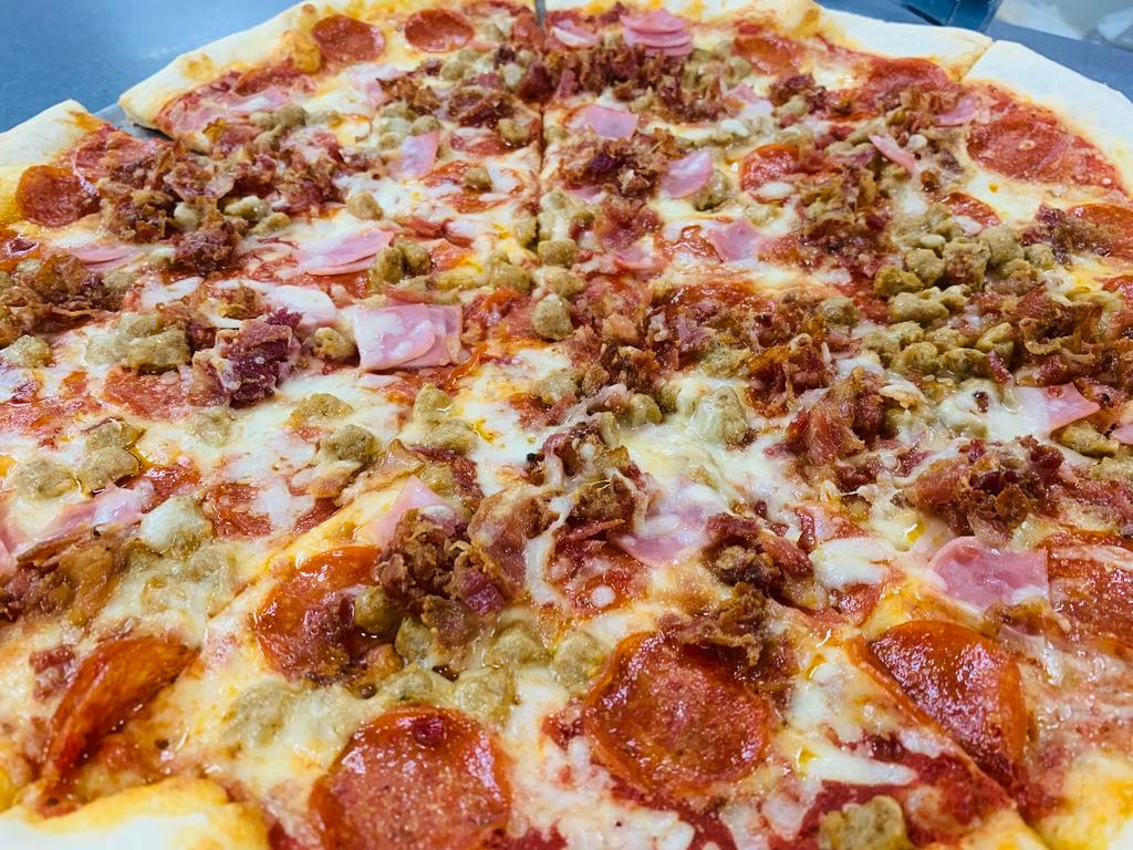 Meat Lover Pizza · Pepperoni, sausage, meatball, bacon, ham.