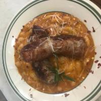 Grilled Fennel Sausage · Cannellini beans