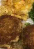 Crab Cakes Dinner · Two Large size Crab cakes comes with rice and Two homemade sides of your choice