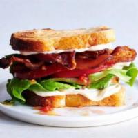 BLT Breakfast · Bacon lettuce tomato mayo 
On choice of bread 