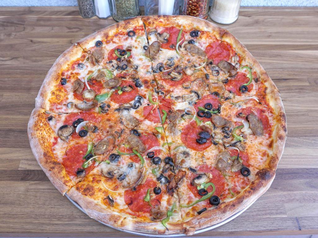 NY Pizzeria Bonita · Alcohol · Dinner · Pizza · Salads · Sandwiches