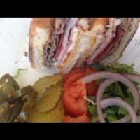 Big Daddy Special · Salami, ham, turkey and roast beef with mustard, mayo, mozzarella cheese, lettuce, tomatoes,...