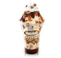 2.5 oz. Chocolate Chip Cookie Dough Layered Sundae  · Enjoy 3 scoops of ice cream layered with various toppings, hot fudges, sauces, and caramels....