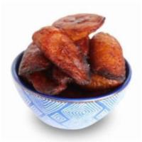 Plantains · Sweet, fried plantains.