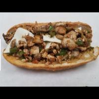 Chicken Philly with Fries · Mushrooms  green peppers onions mozzarella chesee mayonnaise 