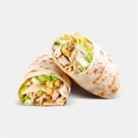 Chicken Caesar Wrap · Grilled all-natural chicken, romaine lettuce, Parmesan cheese, sunflower seeds, and light Ca...