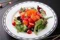 Sashimi Salad · Tuna, salmon, white fish, cocumber and daikon on gourmet spring mix with house sauce and ses...