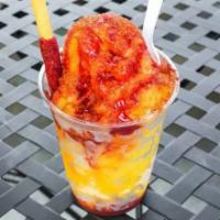 Mangonadas Customize · Comes with chamoy and lucas.