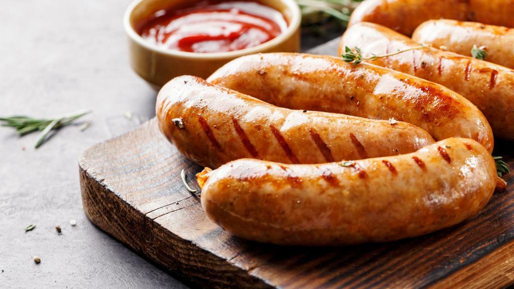 Side of Sausage · Juicy oven baked sausage.