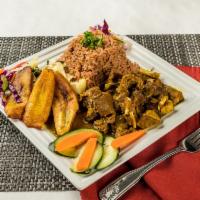 Curried Goat Large Meal · 