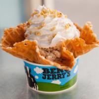 Waffle Bowl Sundae · Any flavor of ice cream with hot fudge or caramel, fresh whipped cream, and a topping of you...