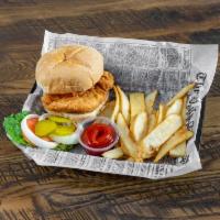 Chicken Breast Sandwich · A 6 oz. chicken breast either grilled or breaded and fried. Served with lettuce, tomato, oni...