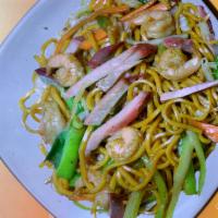 66. House Special Lo Mein · Soft noodles.