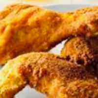 Fried Chicken · Meal size come with white Rice Or Yellow Rice and Beans two portion of meat .
Please chose w...