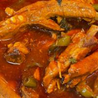 Ribs in Sauce · Meal size come with white Rice Or Yellow Rice and Beans two portion of meat .
Please chose w...