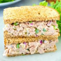 Tuna Salad Sandwich · Cold salad with shredded tuna. Mild fish sandwich.  