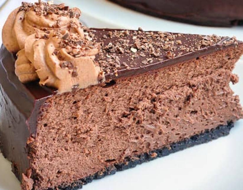 Triple chocolate mousse · 