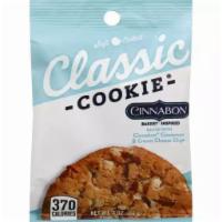 Classic Cookie Baked with Cinnabon Cinnamon & Cream Cheese Chips  · 