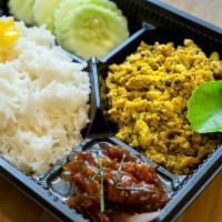 Kua Kling: Stir fried Turmeric Chicken with Caramel Pork   · A set for adventuresome eaters. Southern Thai food is famous for its spicy flavors. The dist...