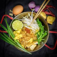 Pad Thai · We pan-fry thin, flat rice noodles and add tamarind-based sauce to make it sweet, salty and ...
