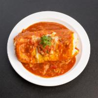 Wet Burrito · A flour tortilla filled with rice, beans, salsa, sour cream, cheese and your choice of meat....
