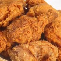 Fry Chicken Special · Fry chicken served with rice and peas, cabbage and your choice of a Can soda or bottle of wa...