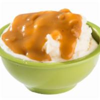 Mashed Potatoes  · Our mashed potatoes and traditional chicken gravy are a hit! Savory and smooth, this is a gr...