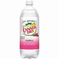 Canada dry raspberry 1 Liter · Sparkling seltzer water