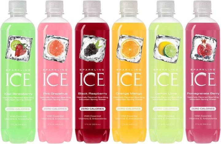 Sparkling ice · Naturally flavored sparkling water 0 sugar 0 calories 