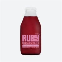Ruby Hibiscus Water · Organic and Tart,lightly sweetened, 4 grams of sugar & 15 calories •10FL.OZ
