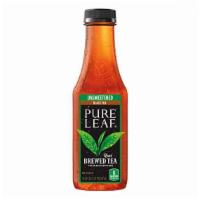 Pure leaf · Real Brewed Tea never from powder
16.9 FL OZ (1.05PT) 500 ml 140 calories per bottle 