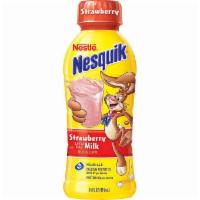 Nesquik  · 14 grams of protein Low-fat milk vitamins AND 30% more calcium 14 FL OZ (414 ml)