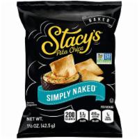 Stacy's Pita Chips · Stacy's Pita Chips are real pita bread twice baked for incredible crunch. For every batch, S...