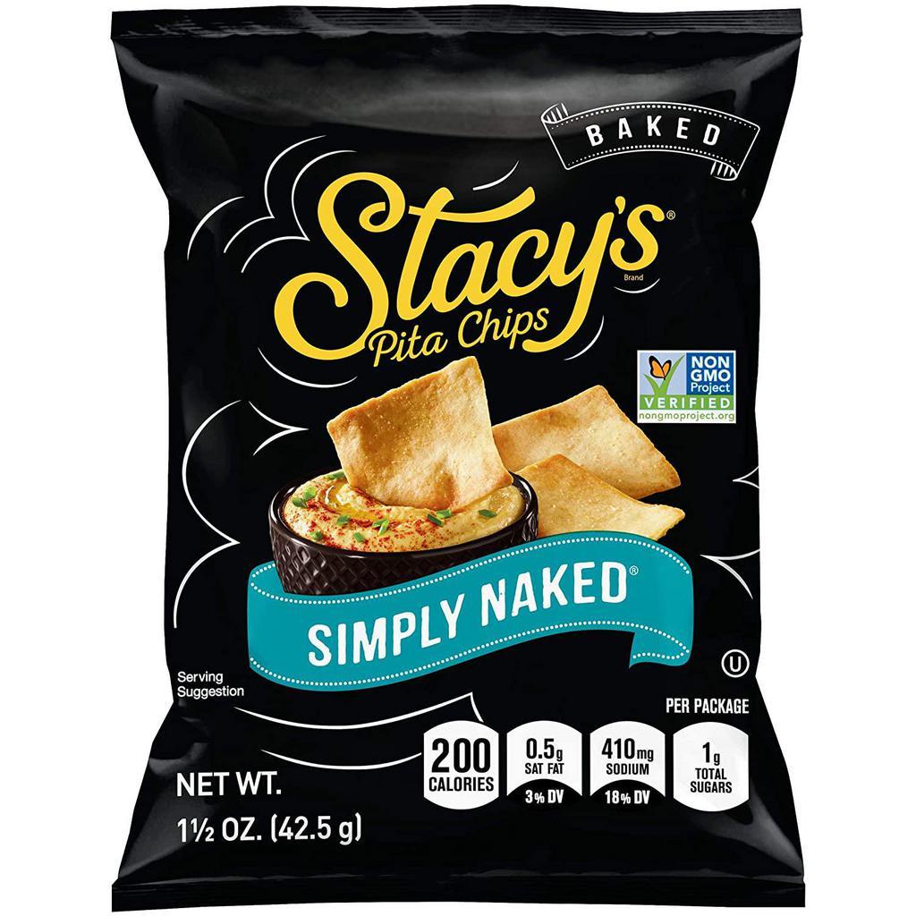 Stacy's Pita Chips · Stacy's Pita Chips are real pita bread twice baked for incredible crunch. For every batch, Stacy's devotes up to 14 hours to bake them up right. Why so long? Because that’s just how long it takes to reach perfection. Juul 
