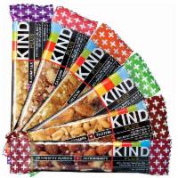 Kind bars · All KIND snacks are gluten-free, made from whole ingredients and low in sodium. Currently, t...