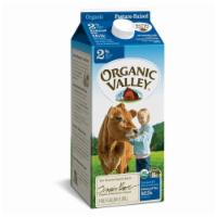 Organic Valley 2% milk · Reduced fat milk 38% less fat than whole milk vitamin A&D ultra pasteurized 