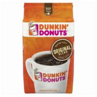 Dunkin ground coffee  · 100% premium Arabica coffee