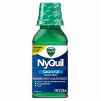 NyQuil Liquid · Cold & flu nighttime relief 
8 FL OZ (236 ml)