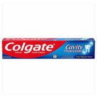Colgate Tooth paste · Cavity protection Strengthens teeth with active fluoride