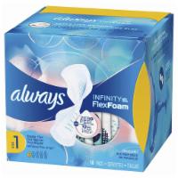 Always infinity flex foam · Unscented non-parfumees