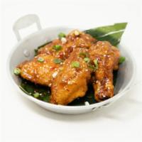 Thai chili wings · Sweet and spicy thai chili glazed wings