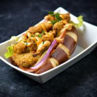 Po Boy Swag · Southern fried seitan, lettuce, tomato, onion pickle and chipotle mayo